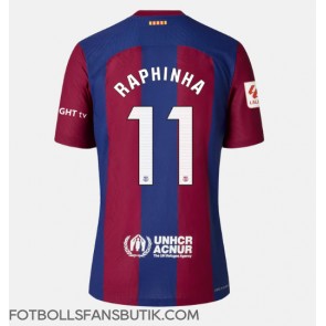 Barcelona Raphinha Belloli #11 Replika Hemmatröja Damer 2023-24 Kortärmad